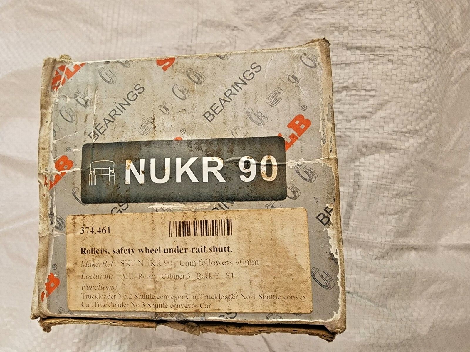NUKR 90 FULL COMPLEMENT Stud Type Track Rollers BEARING NEW SLB BOX PACK NUKR 90