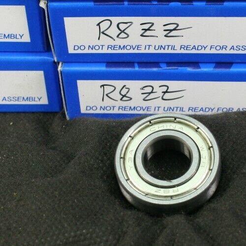LOT OF 11 WJB Auto Parts R8 ZZ Deep Groove Miniature Bearings 1/2″ ID China NEW