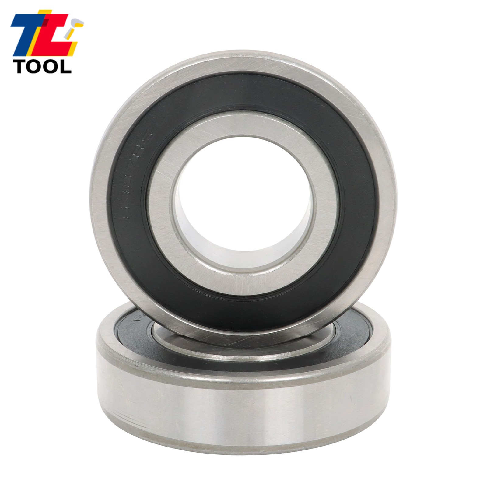 Industrial 6307-2RS Ball Bearing 2 Pack 35x80x21mm Rubber Seal