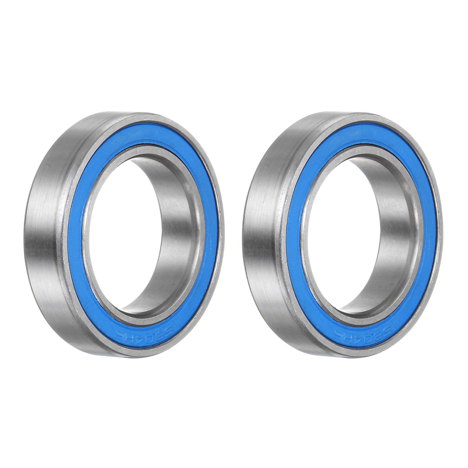 2 x 6804-2RS Deep Groove Ball Bearings 20x32x7mm Rubber Sealed Bearings