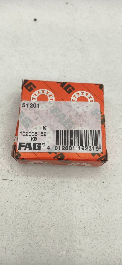 2x FAG 51201 Thrust Deep Groove Ball Bearing 12x28x11mm Thrust Bearing Ball Bearing