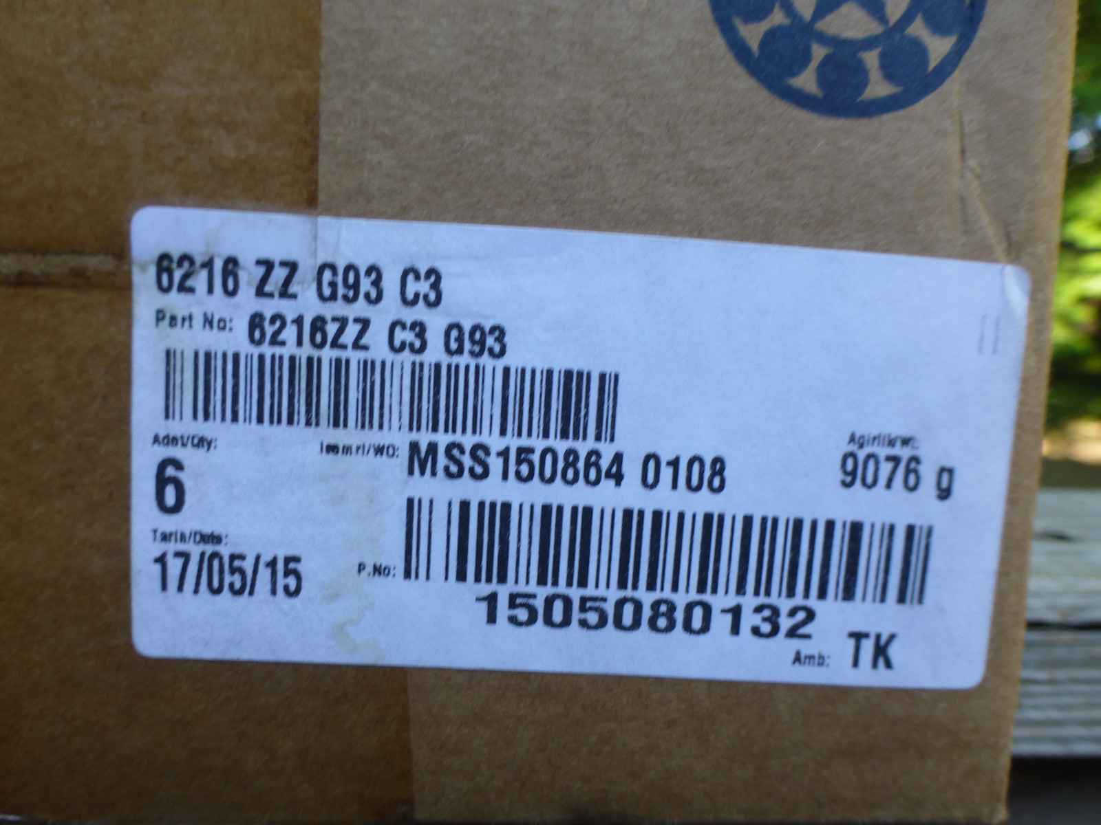 ORS Ball Bearings 6216 ZZ G93 C3