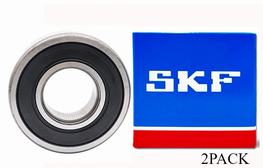 2PACK NEW SKF 6307-2RS1 Ball Bearing Supreme Rubber Sealed 35x80x21mm 6307RS