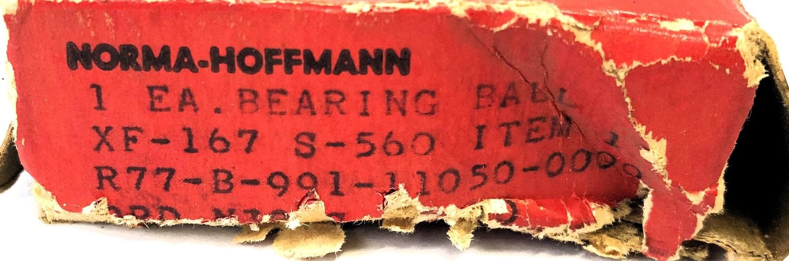 Norma Hoffman Ball Bearing XF-167 NOS
