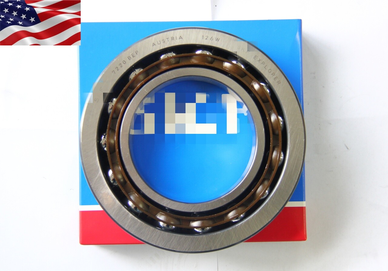 NEW 100x180x34 mm Light Series Angular Contact Bearing For SKF 7220 BEP US STOCK