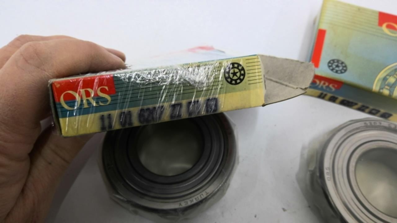 ORS 6207-ZZ-C3-G3 Deep Groove Ball Bearing Lot Of 2 Bore 1-7/16″ OAW 2-7/8″