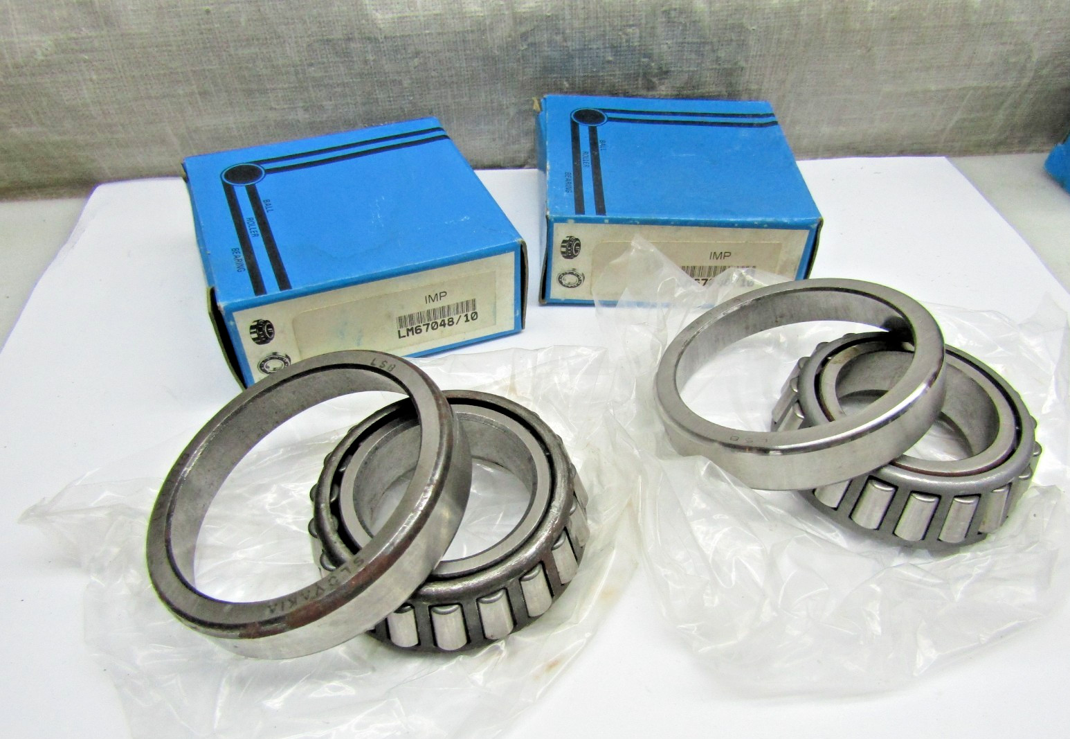 (Lot of 2) LM67048 LM67010 1-1/4″ Bore Tapered Roller Bearing Cup + Cone