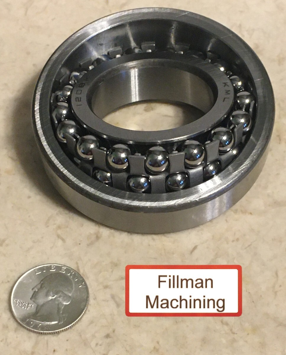 1208K Self-Aligning Ball Bearing – Taper 1:12, 40 mm ID, 80 mm OD, 18 mm Width