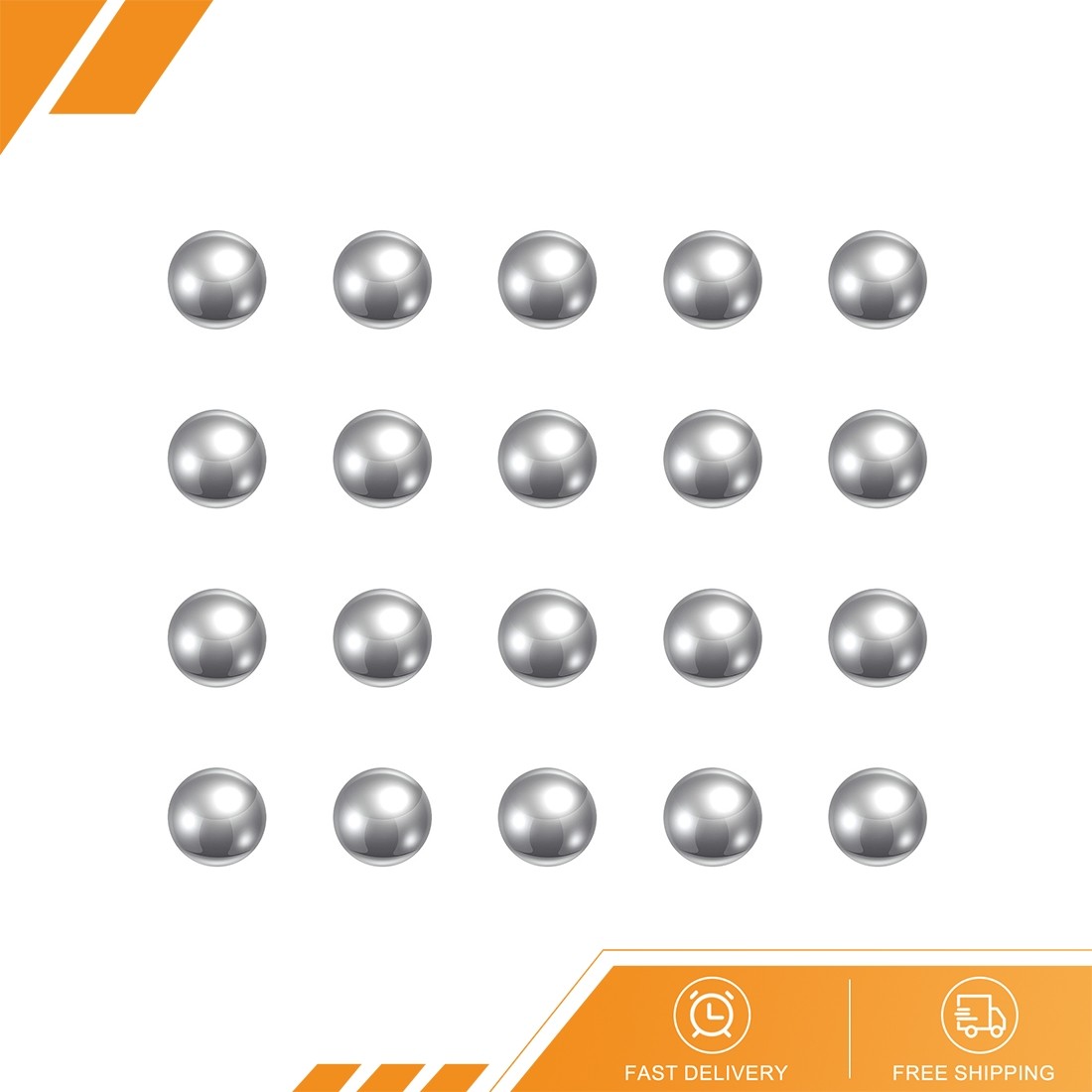 500pcs – 4.5mm 201 Stainless Steel Bearing Balls G200 Precision