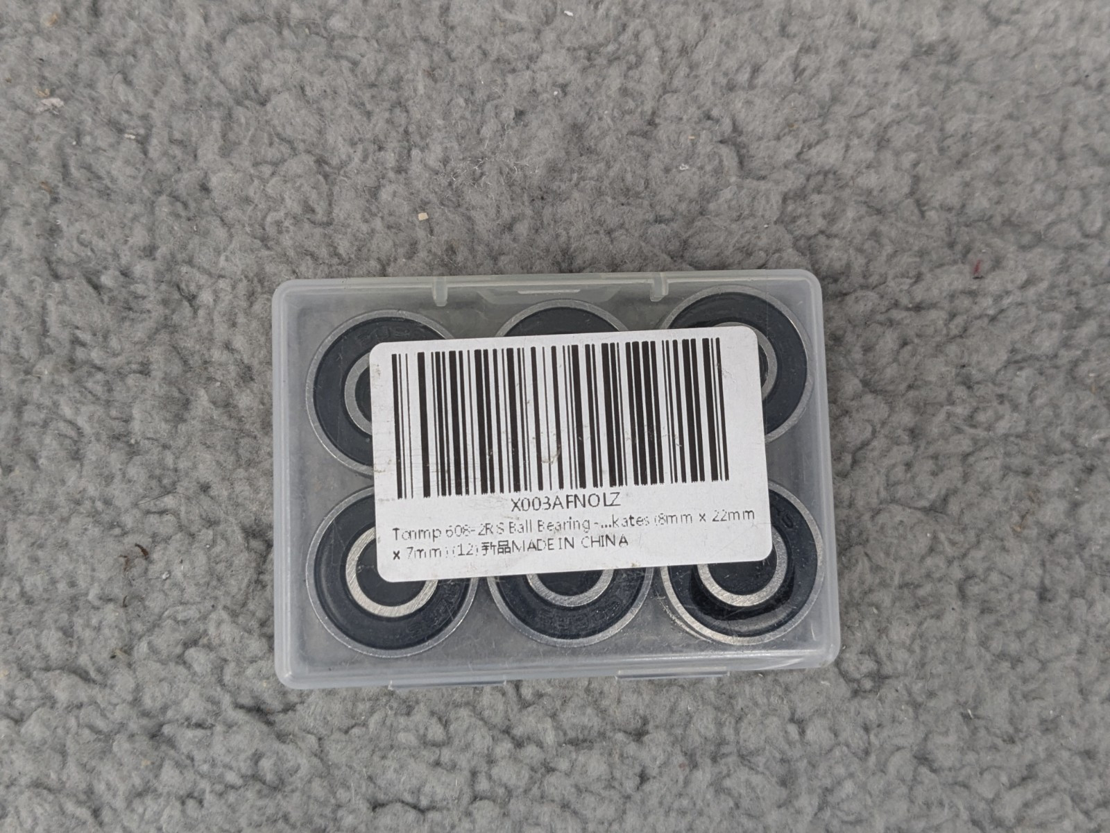 (12) 608-2rs C3 Premium Ball Bearing Sealed 8mm x 22mm x 7MM, New