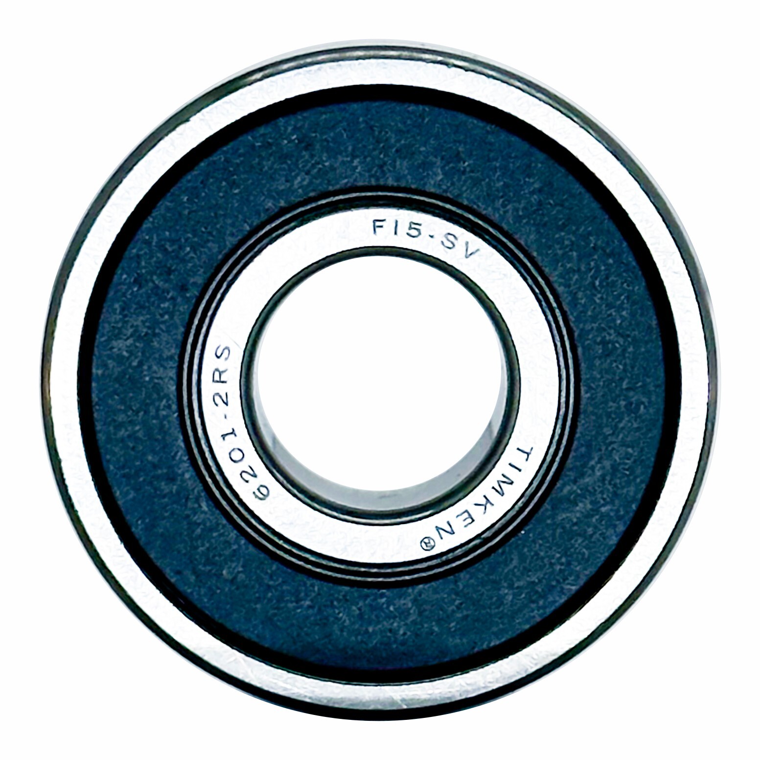 (2 PACK) TIMKEN 6201-2RS 12X32X10MM Double Rubber Seal Ball Bearings