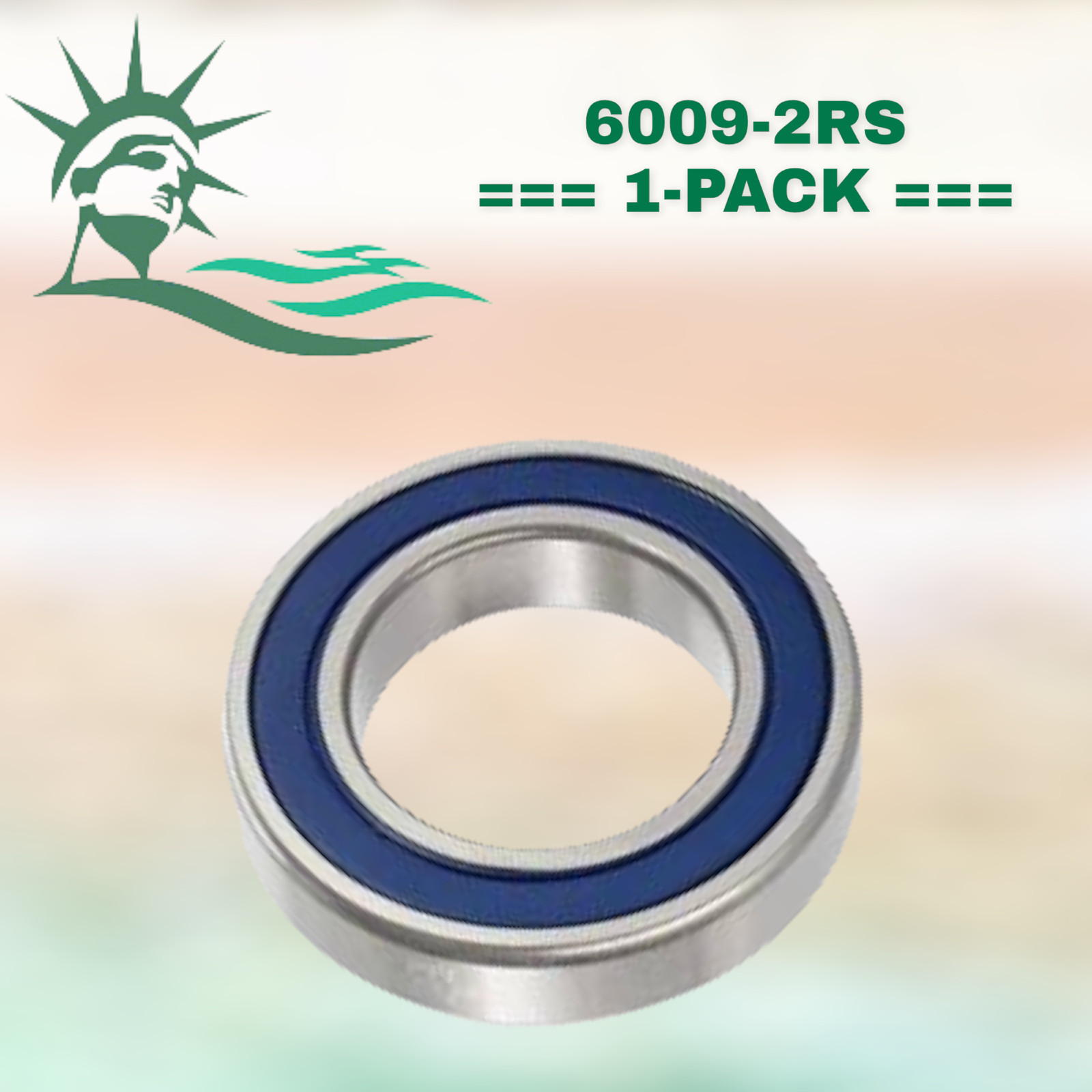 6009-2RS WJB Radial Ball Bearing W/2 Seals (R6S1C-R54C6)