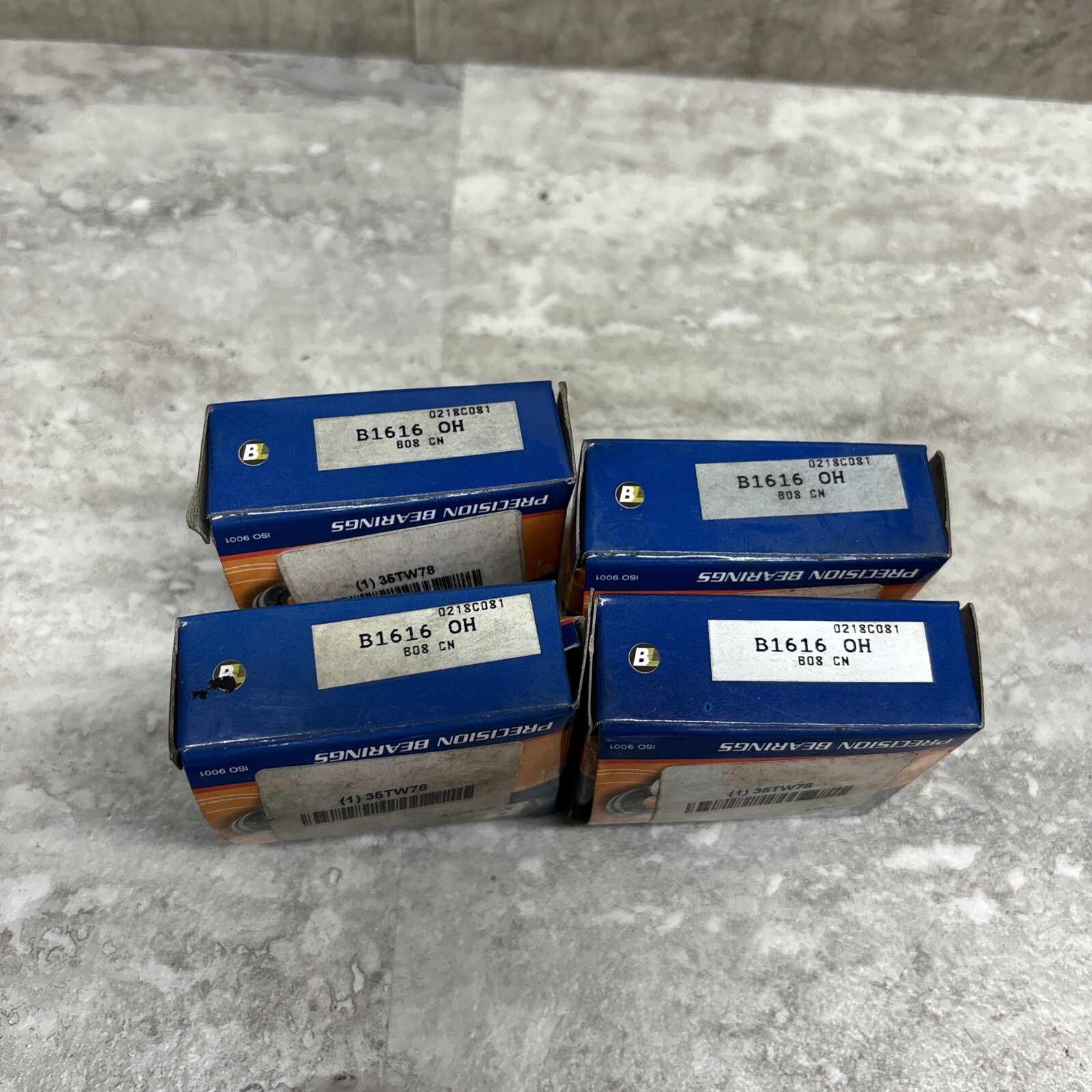 Lot Of 4 BL Bearings B1616 OH Needle Roller Bearing, New
