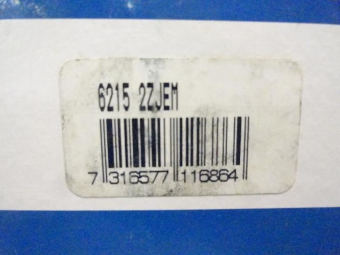 200658 New In Box; SKF 6215 2ZJEM Ball Bearing 75mm B x 130mm OD x 25mm W
