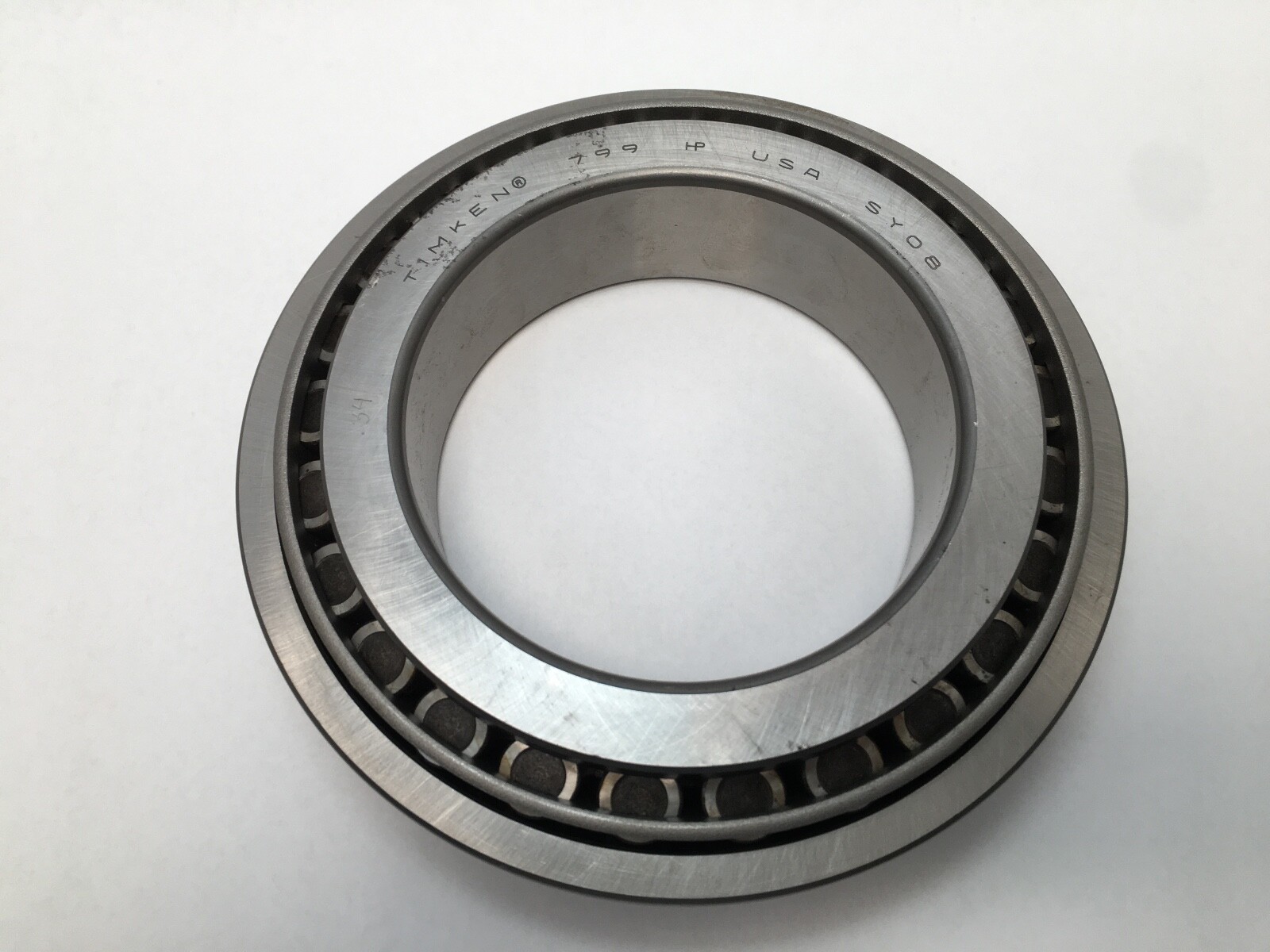 Timken 792B/799 Flange Taper Bearing Cone & Cup 5-1/16″ ID 8-1/8″ OD 792-B USA