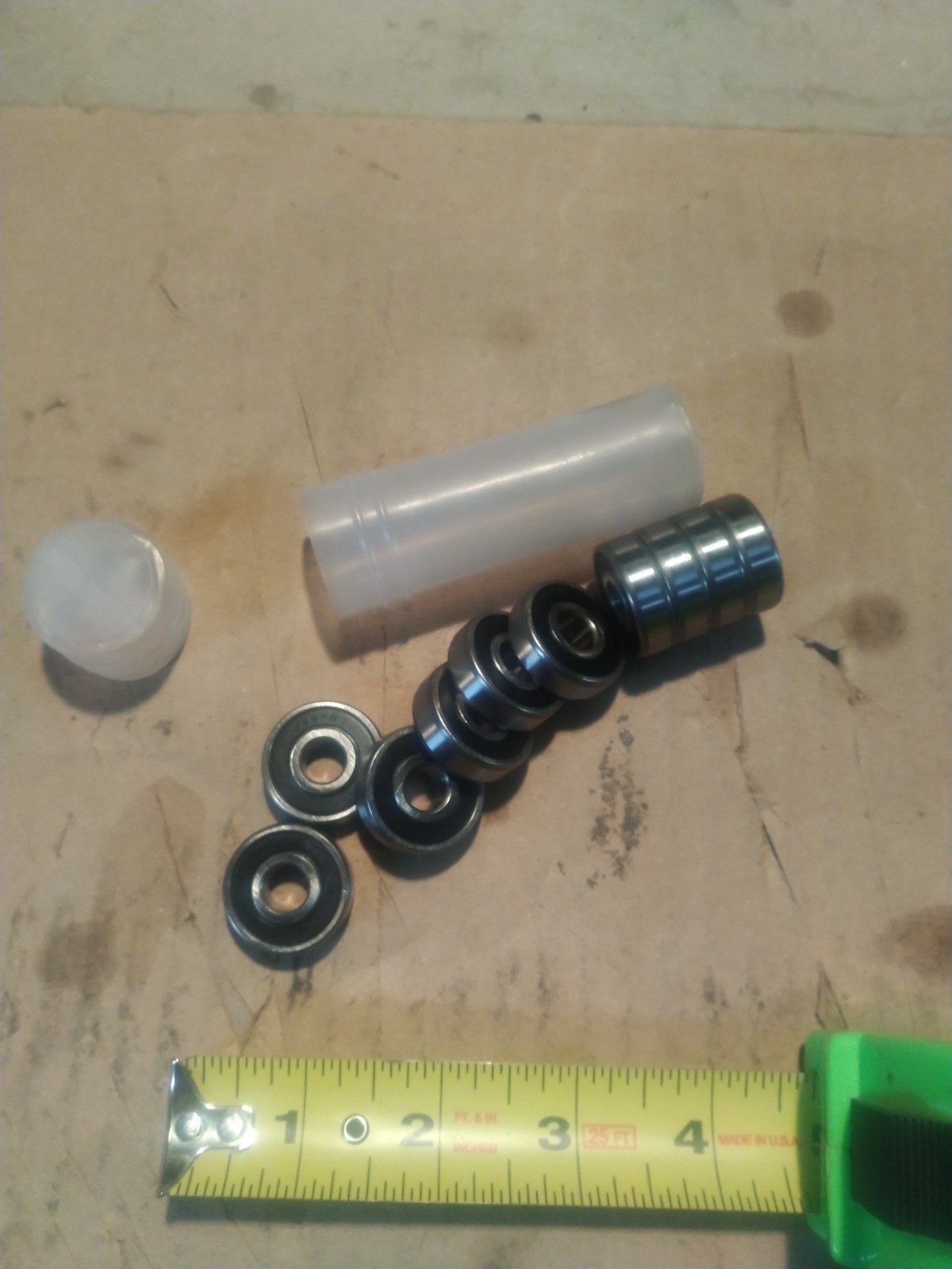 Qty. 10) #629-2RS. High Quality. Two Sided Sealed Ball Bearings. 9x26x8mm. 629RS