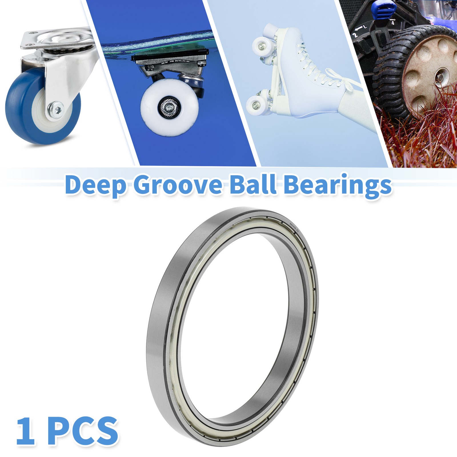 6824ZZ Deep Groove Ball Bearings P5 120x150x16mm 1 Pc Scooter Skateboard Wheel