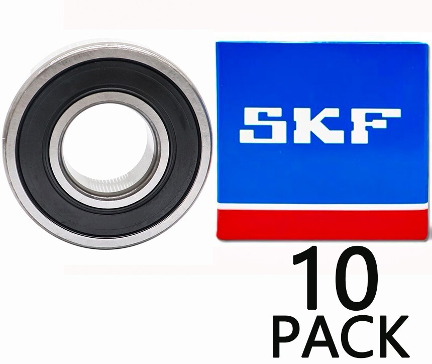 10PACK SKF 6004-2RSH 20X42X12MM Double Rubber Seal Ball Bearings