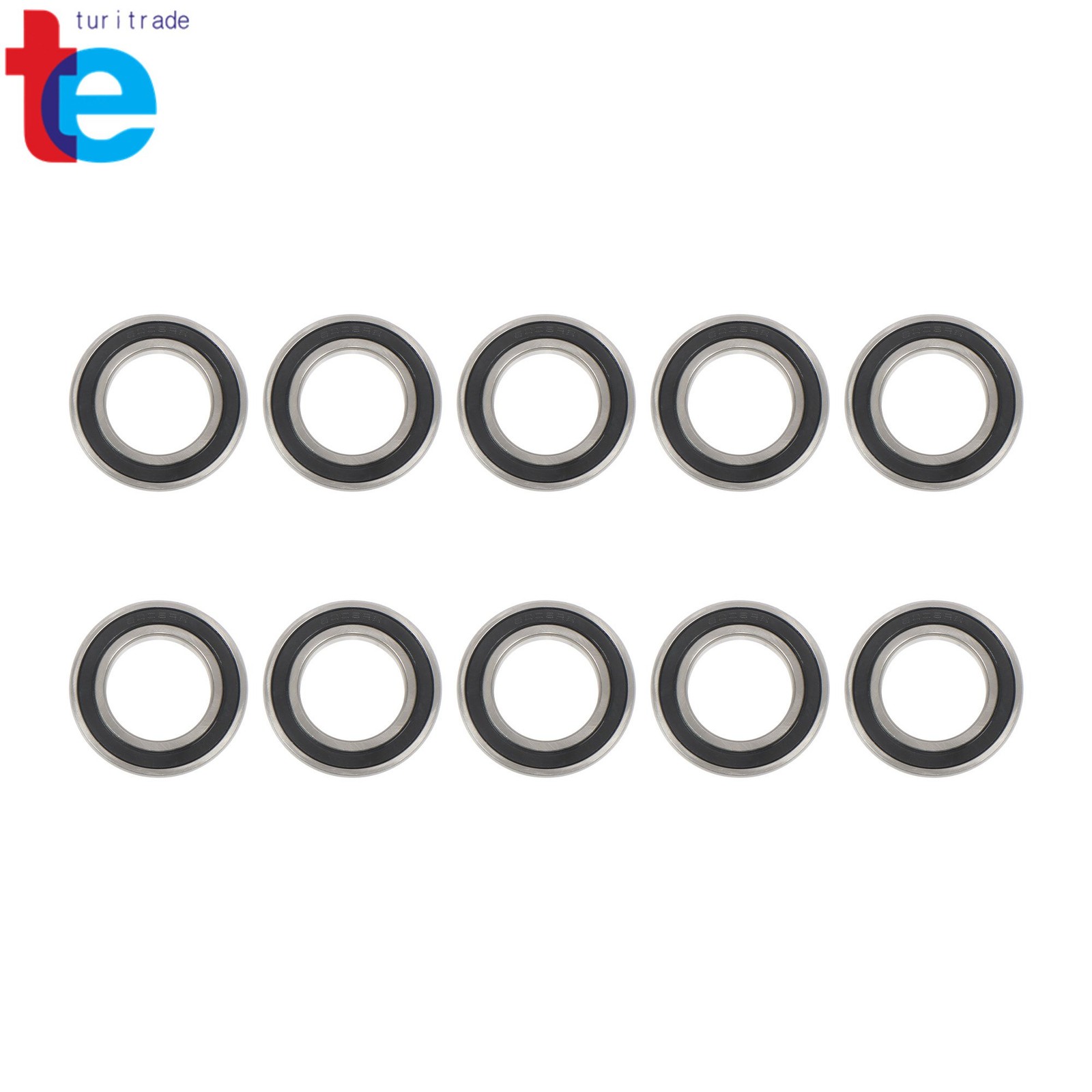 10pcs 6008-2RS Sealed Ball Bearings 40mm x68mm x15mm Industrial
