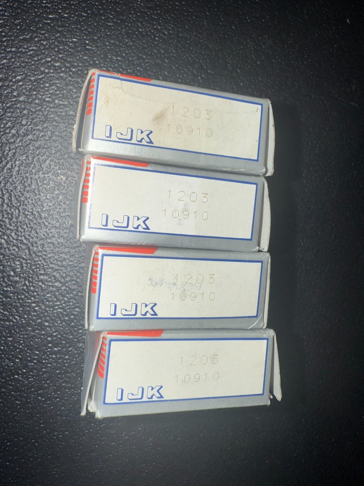 4 OF THE IJK 1203 BEARINGS. (NO SEALS) FREE SHIPPING
