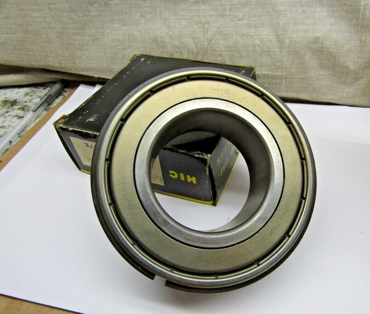 HIC Japan 5212ZZNR 60mm X 110mm X 1-7/16″ Shielded Ang Contact Bearing Snap Ring