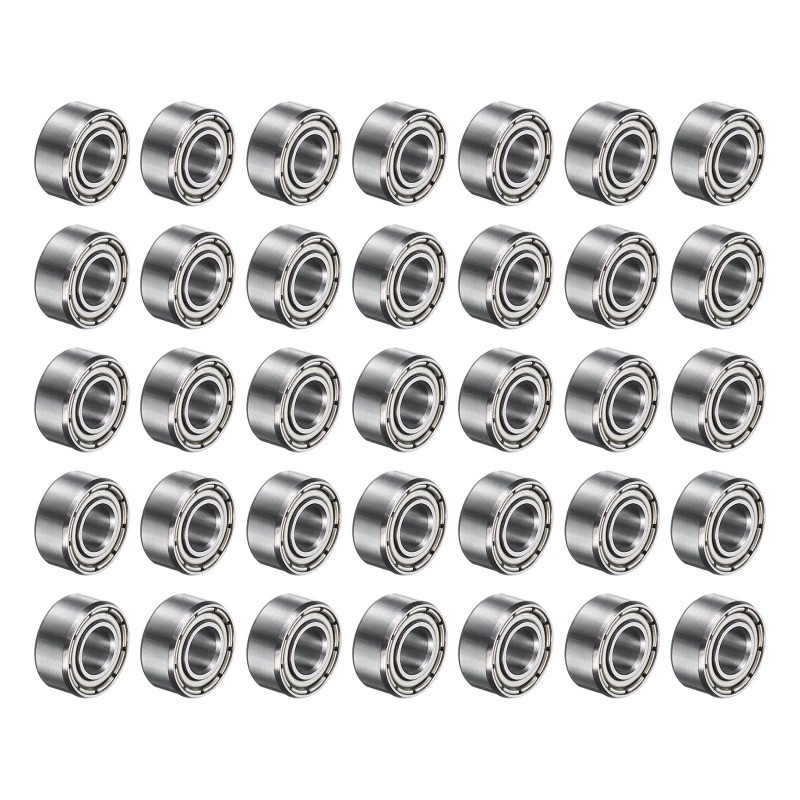 50pcs 684ZZ Deep Groove Ball Bearings 4x9x4mm Sealed, P0 (ABEC 1)