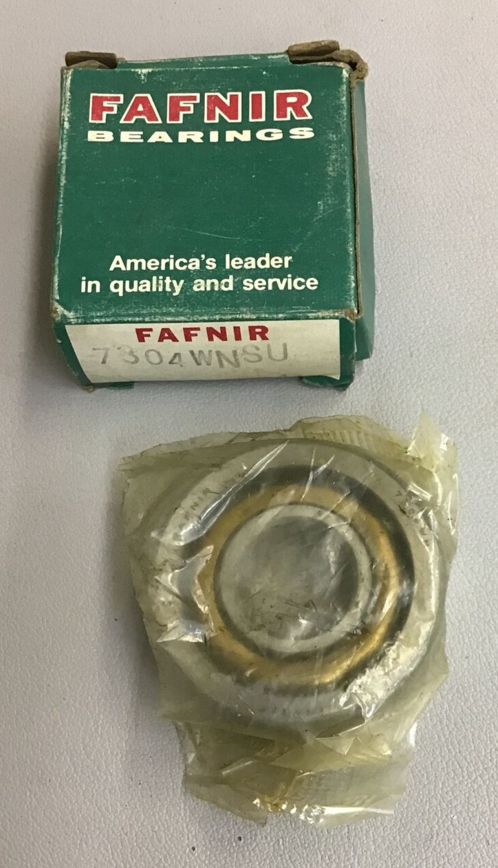 Fafnir 7304WNSU Single Row Angular Contact Bearing (B24)