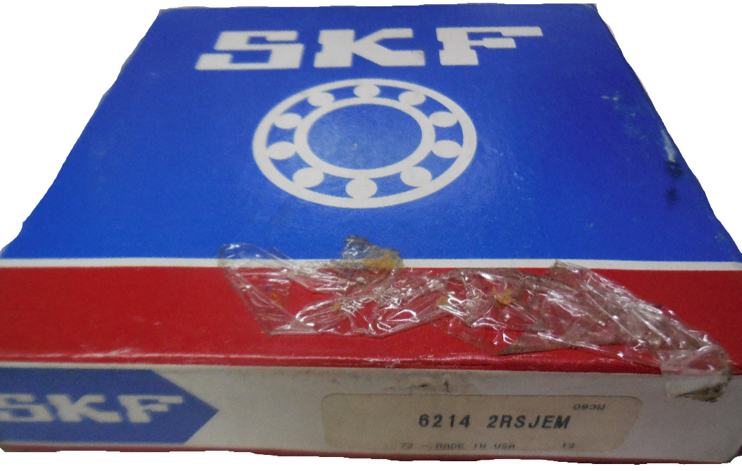 SKF 6214 2RSJEM Radial/Deep Groove Ball Bearing Round Bore 70mm x 125mm x24mmNew