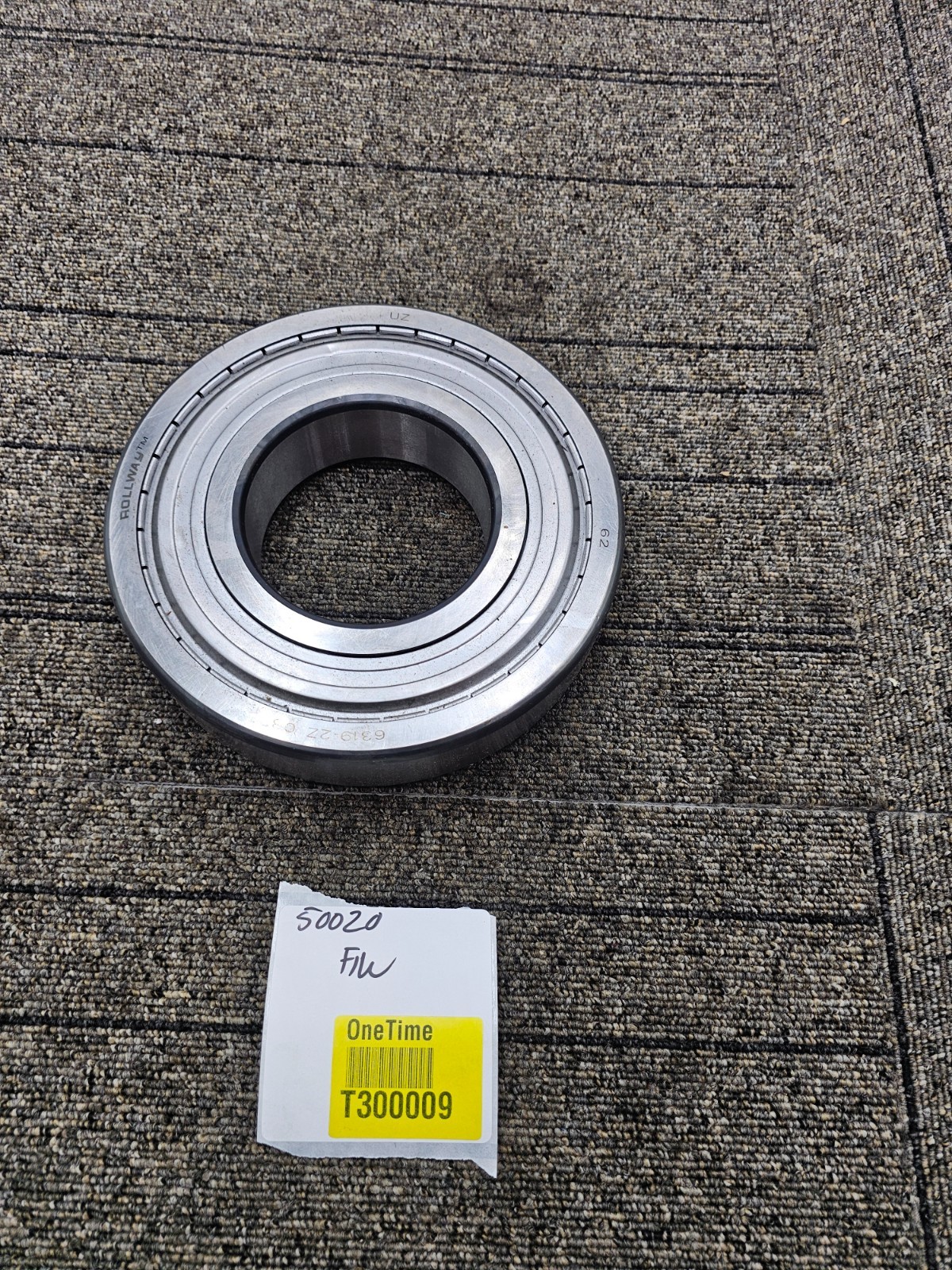 Rollway 6319-2Z C3 Double Shielded Ball Bearing 95x200x45mm