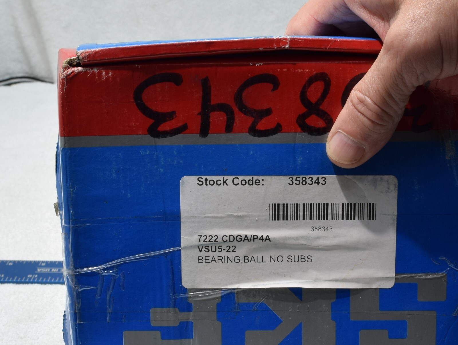 SKF Spindle bearings 7222 CDGA/P4A ID 110mm AD 200mm width 38mm