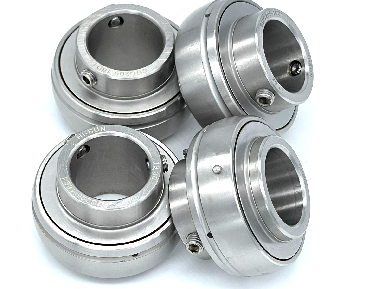 2PCS SUC205-16 D1 1″ Insert Stainless Bearing HI-SUN