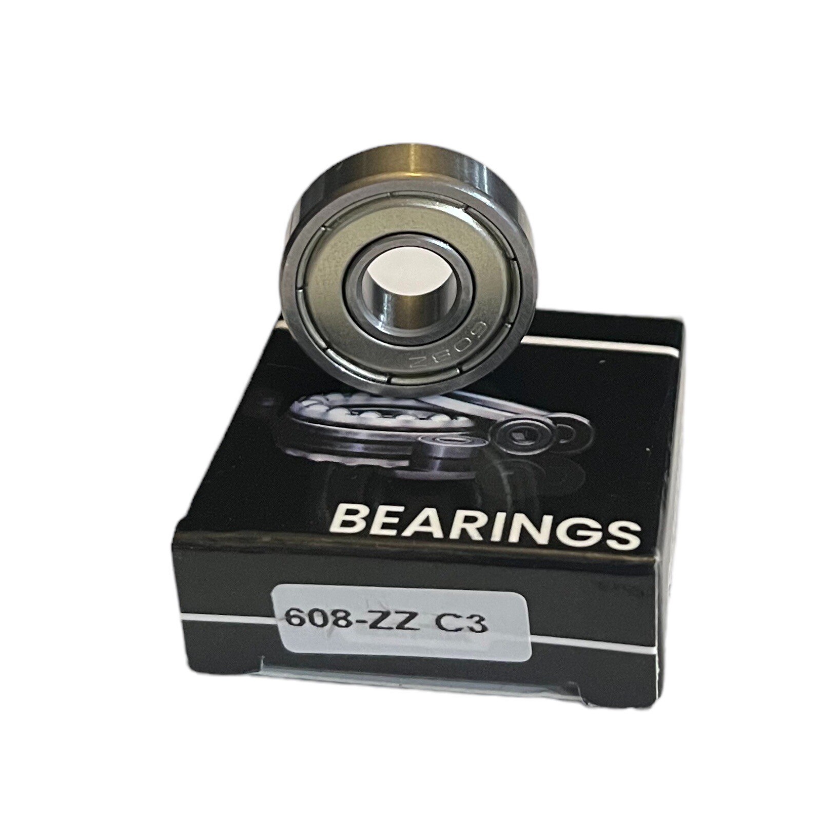 608ZZ C3 Skateboard Ball Bearing Metal Shields, 8x22x7mm
