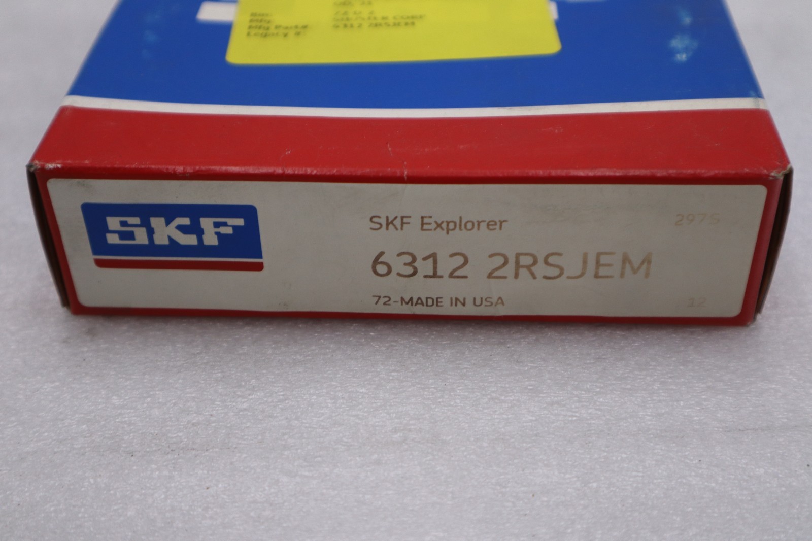SKF Explorer 6312 2RSJEM Bearing – NEW IN BOX – STOCK 5599CC