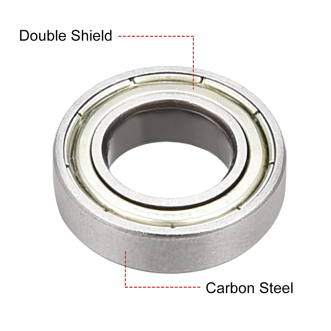 8Pcs 10mmx19mmx5mm 6800ZZ Deep Groove Ball Bearing Double Shield Carbon Steel