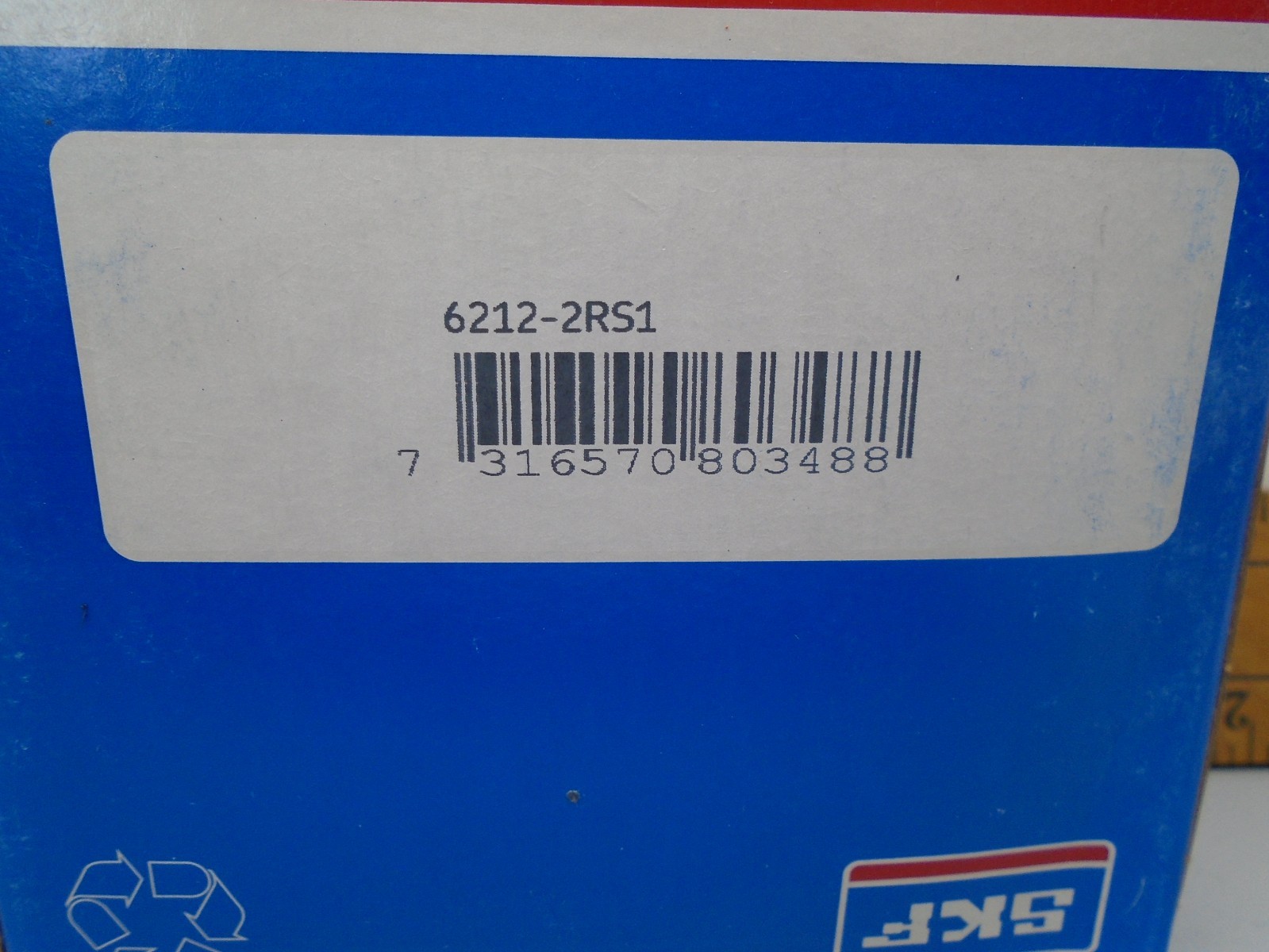 New old Stock 6212-2RS1 SKF Explorer Bearing N128