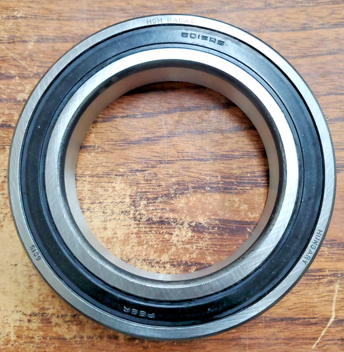 PEER / MGM RADAX 6015-2RS Deep Groove Ball Bearing NOS Made in Hungary (VR10)