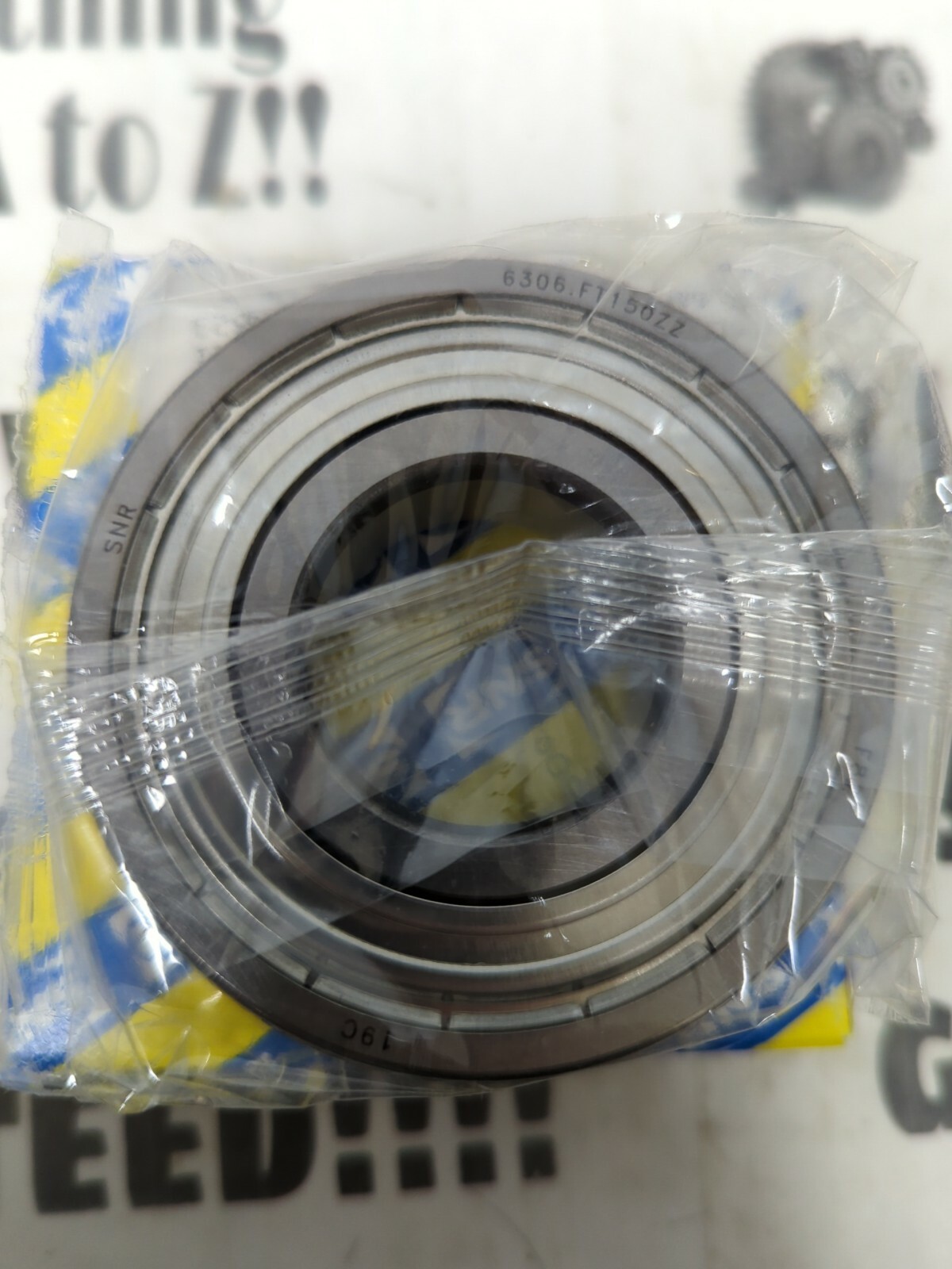 SNR,6306FT150ZZ,DEEP GROOVE BALL BEARING 30MM BORE NOS