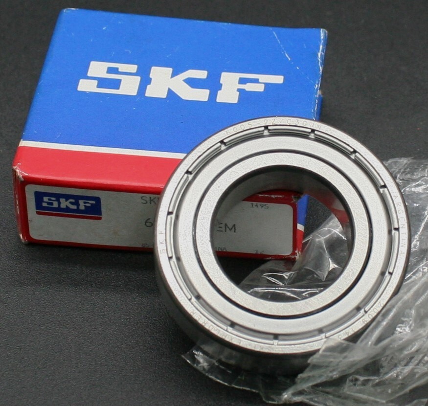 One (1) SKF 6005 2ZJEM Deep Groove Bearing 25MM ID 6005 2Z/C3GJN Argentina NEW