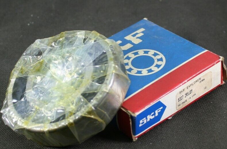 One (1) SKF 6307 2RSJEM Deep Groove Bearing 35MM ID USA NEW