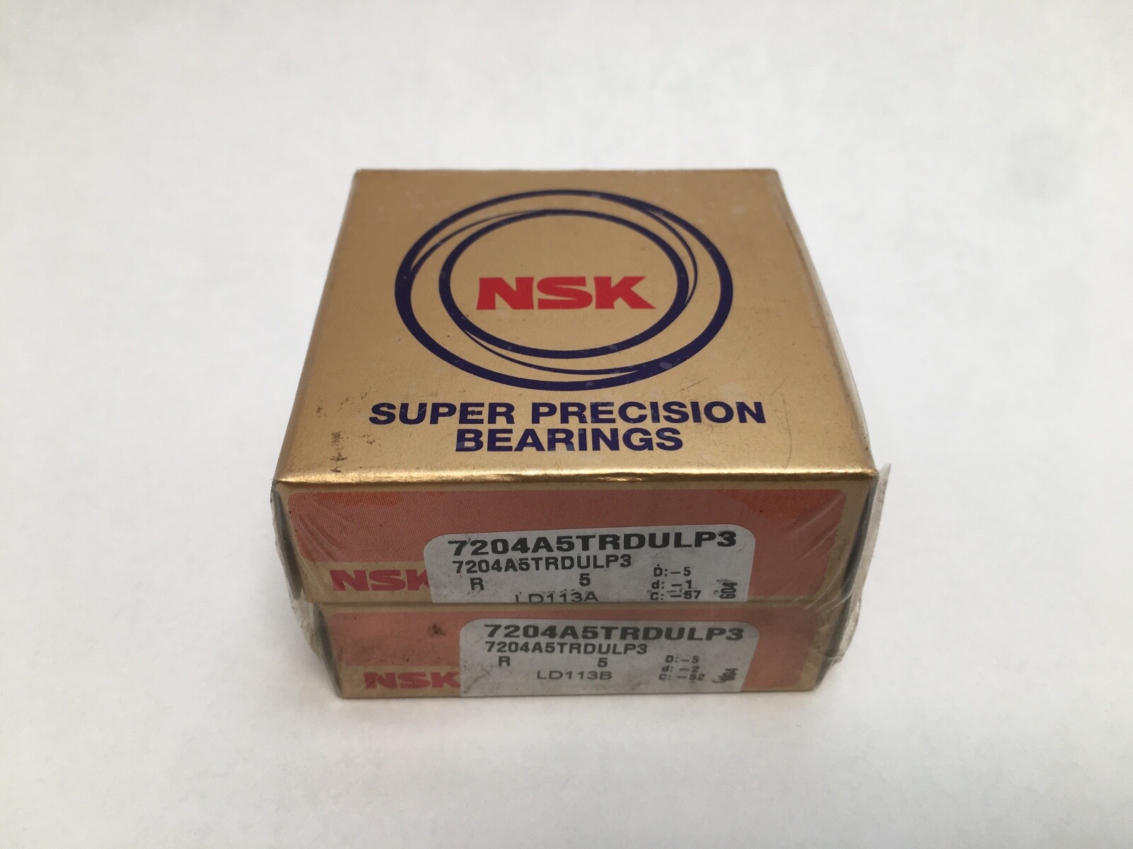 NSK 7204A5TRDULP3 Angular Bearing 20x47x14 mm 7204-A5TR-DUL-P3 ABEC5 England Set