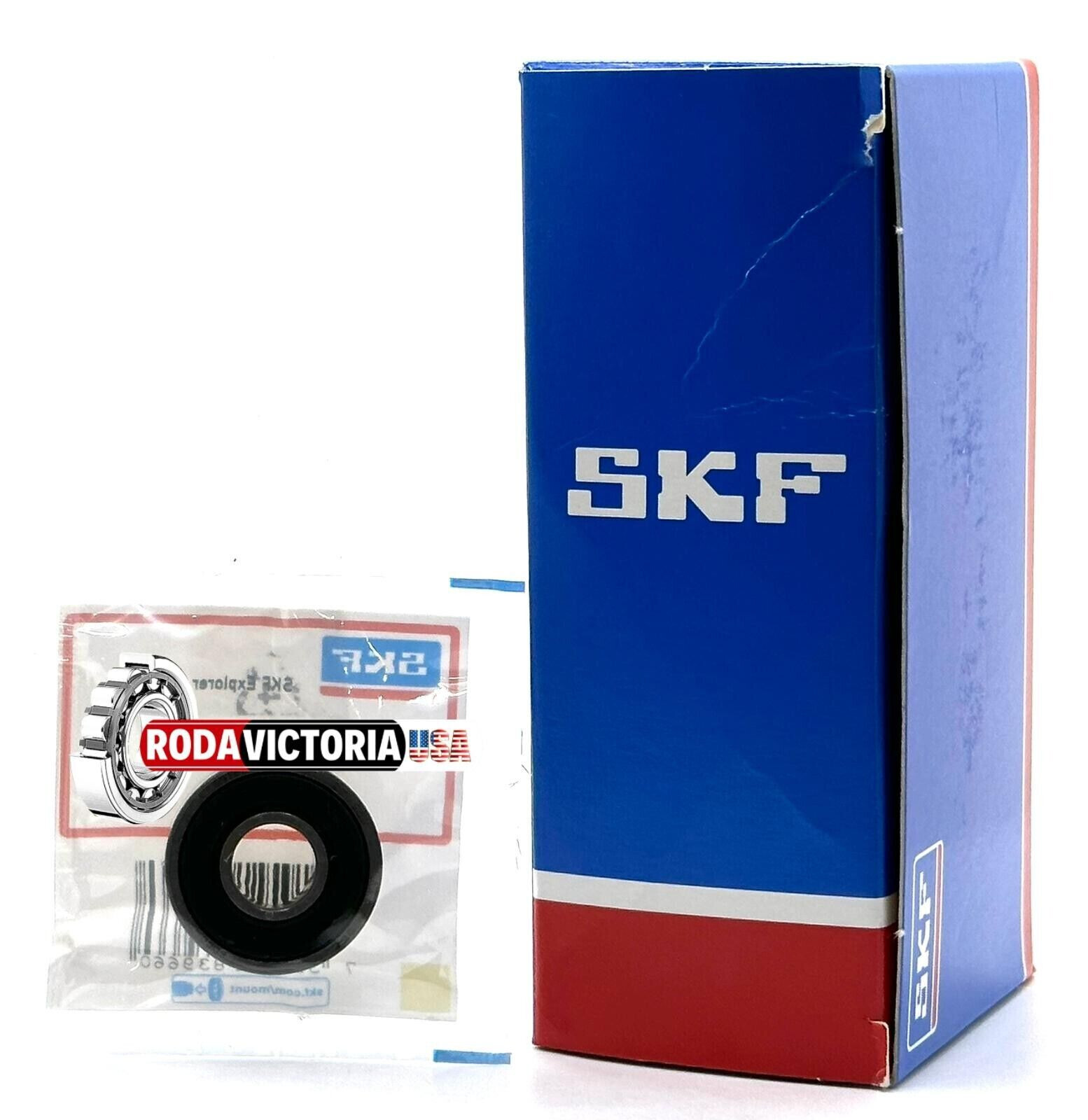 SKF 6000 2RSL DEEP GROOVE BALL BEARING, RUBBER SEALED 10x26x8mm