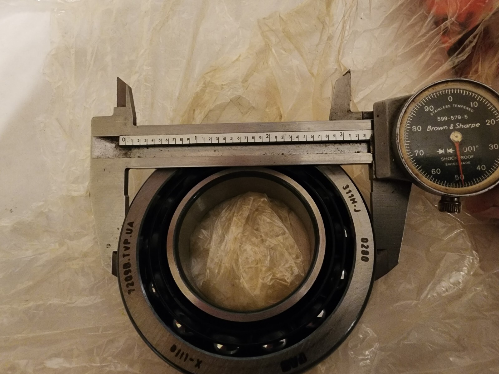 FAG 7209B.TVP.UA Angular Contact Ball Bearing 85MM OD x 45MM ID x 19MM Wide