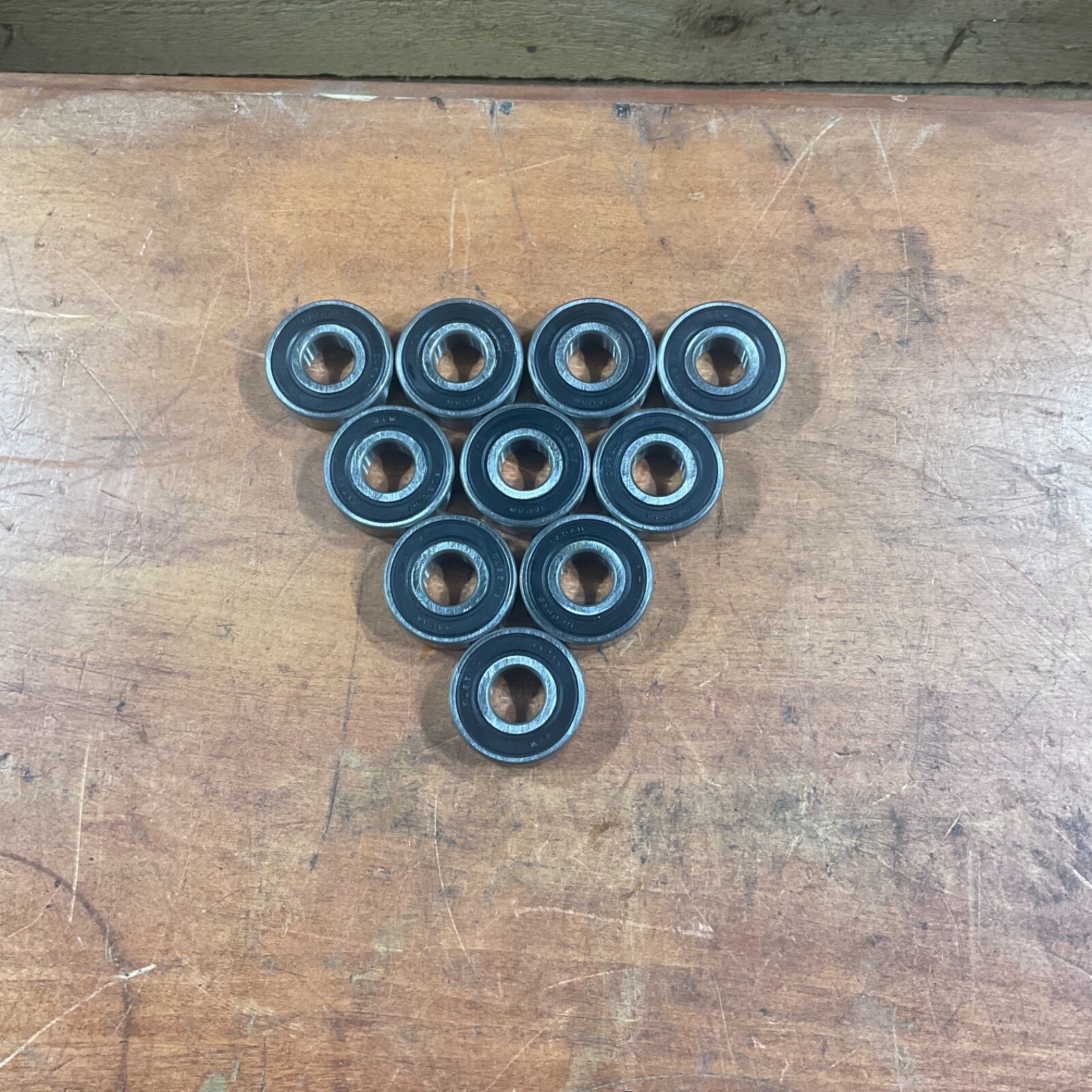 [Lot of 10] WTW RLS5RS Sealed Ball Bearing 5/8” Bore x 1-9/16” OD x 7/16” Width