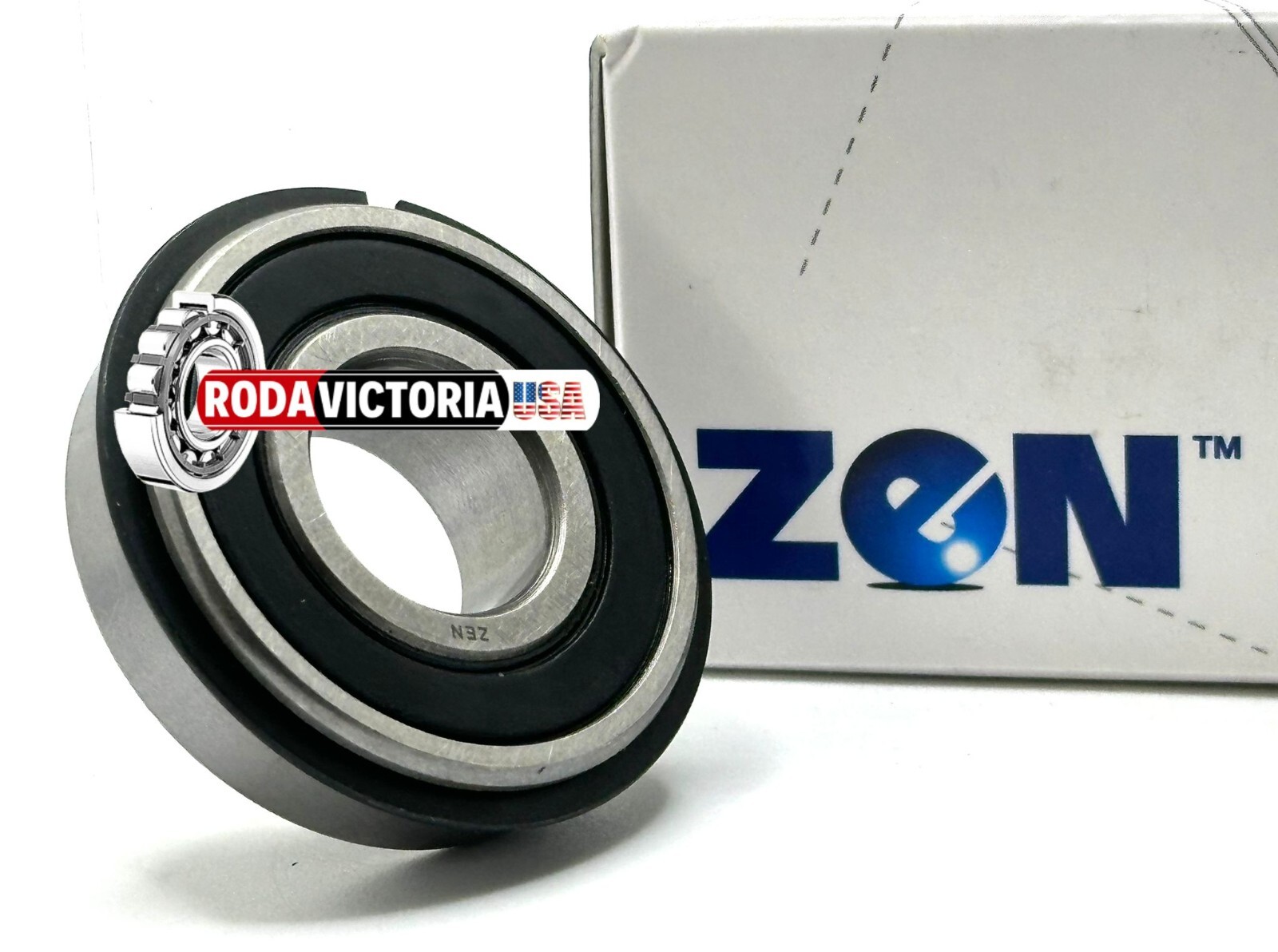 ZEN 6203 2RS NR BALL BEARING, RUBBER SEALED + SNAP RING 17x40x12mm