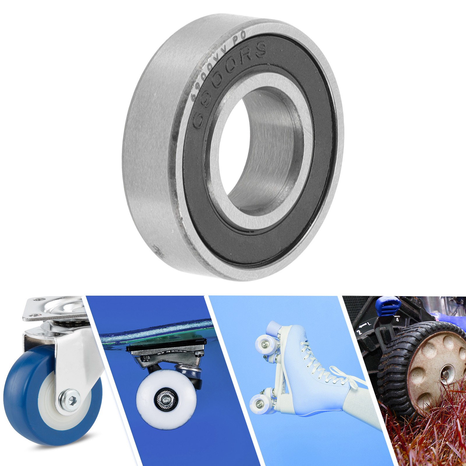 6900VV Deep Groove Ball Bearings P0 10x22x6mm 1 Pc Scooter Skateboard Wheel