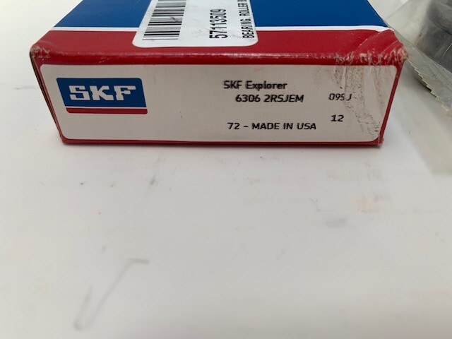SKF 6306 2RSJEM Bearing new