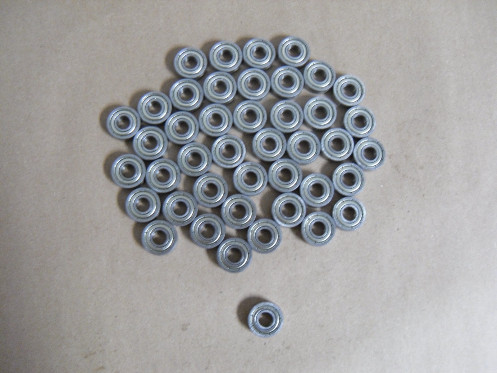 (Qty 43) R4-ZZ 1/4×5/8x.196 BALL BEARING