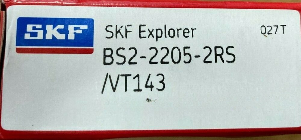 BS2-2205-2RS/VT143 SKF Sealed Spherical Roller Bearing 25x52x23 (mm)