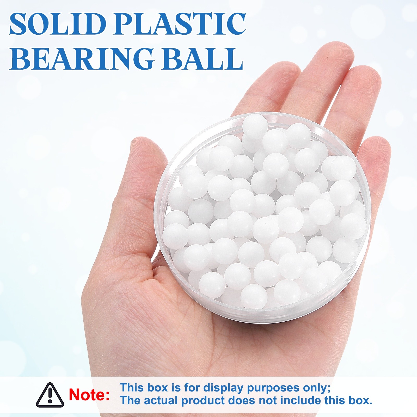 100pcs POM Bearing Balls 8.5mm Solid Plastic Bearing Ball