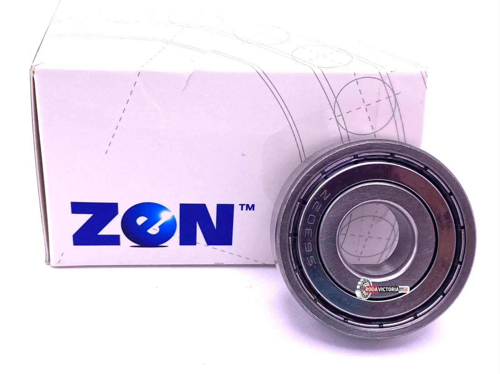 ZEN S6302 ZZ Stainless Steel Ball Bearing Metal Shielded W6302 ZZ 15x42x13 mm